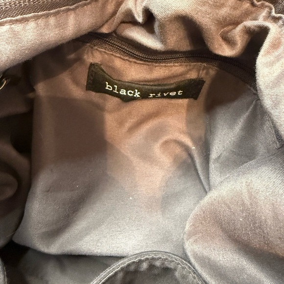 BLACK RIVET Chevron Patterned Women's Bag - Picture 4 of 7